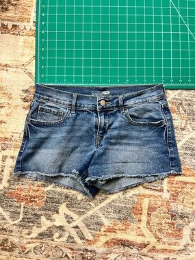 Old Navy Women's Medium Blue Denim Cutoff Shorts
